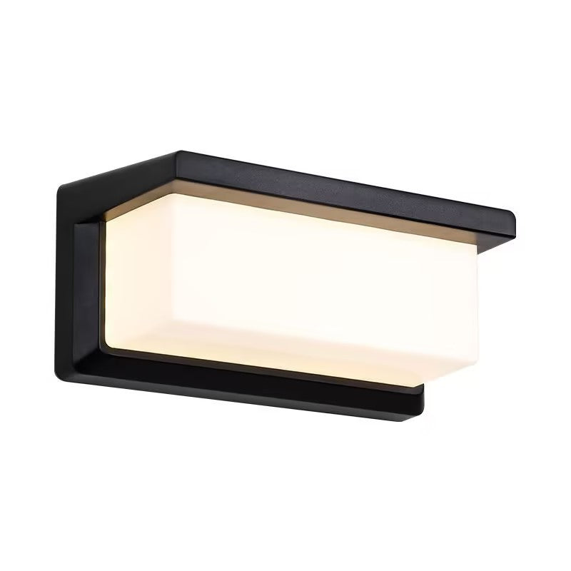 Solar powered motion sensor outdoor wall light - no wiring, waterproof, punch-free installation, new design for courtyards and gardens