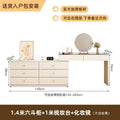 1.4m drawer + 1.0m dressing table + mirror combination