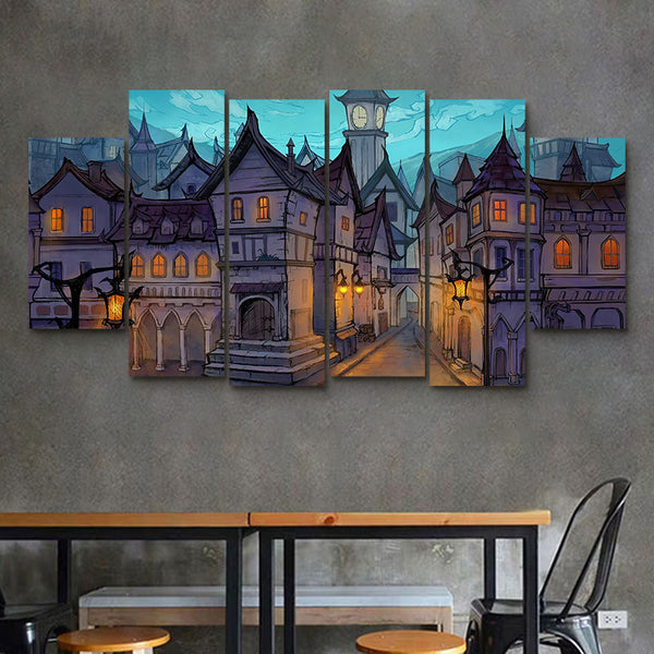 Werewolf poster role play tabletop game hall wall mural casual game theme publicity bar decoration painting