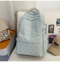 Japanese ginkgo leaf high-value backpack - stylish school bag for middle and high school students, women's casual, fresh, sweet, and large capacity backpack