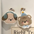 Cute animal hand towel - hanging style, super absorbent, thickened kitchen & bathroom towel/paper towel for hand drying
