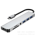 type-c to usb 3.0 hub, 7-in-1 expansion dock for tablets and laptops