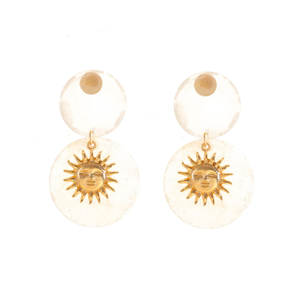 Women's earrings wholesale: european and american cross-border fashion, starfish & seashell earrings, niche high-end, vacation-inspired ocean style studs
