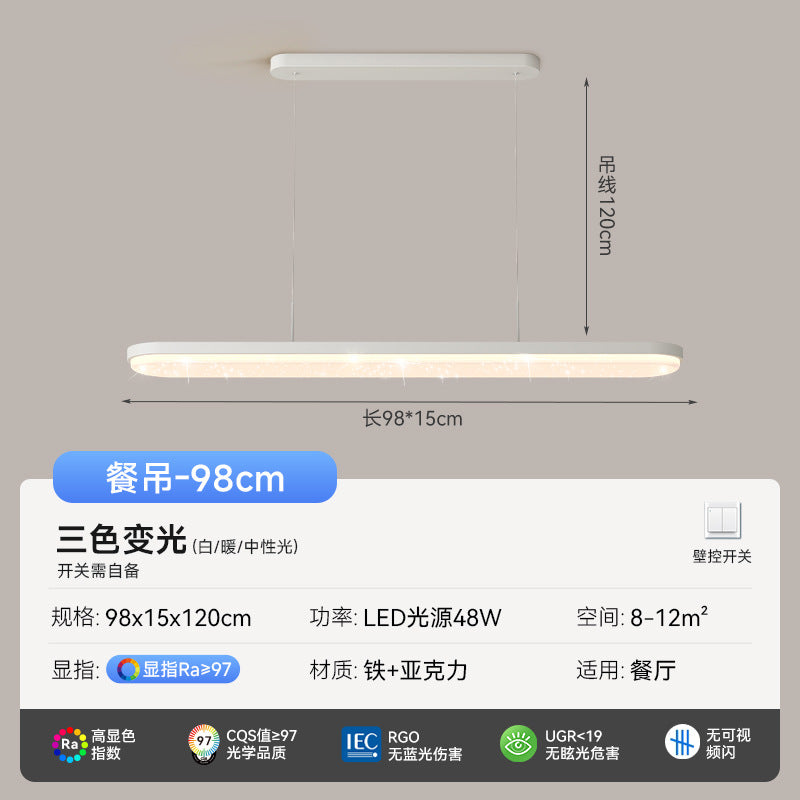 Wood grain wabi-sabi wind bedroom log wind ceiling light household master bedroom light whole house package light walnut color study light