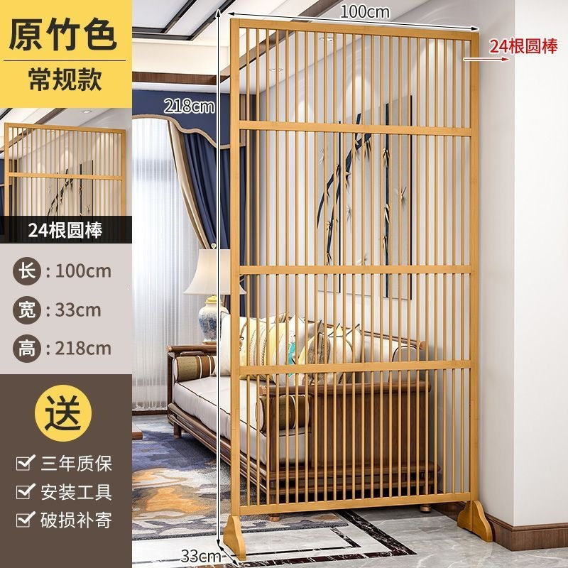 New chinoiserie screen partition living room bedroom foldablemovable hotel office simple modern simple blocking entrance