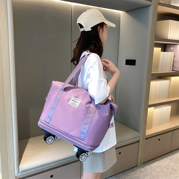 Universal Wheel Travel Bag Female Short-haul Student Large Capacity Expansion Bag Lightweight Maternity Storage Business Travel Luggage Bag