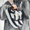 2025 new spring men's white sneakers breathable casual skate shoes athletic ins trendy low-top running shoes for men