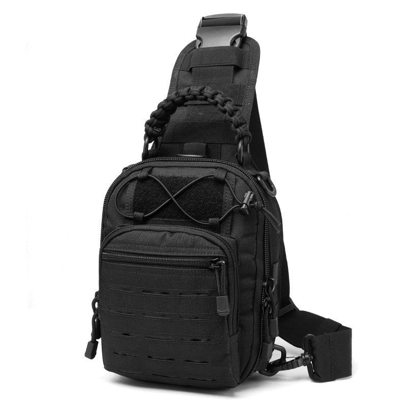New multi-functional laser breast bag, waterproof portable breast bag for outdoor sports travel, men's shoulder messenger bag.