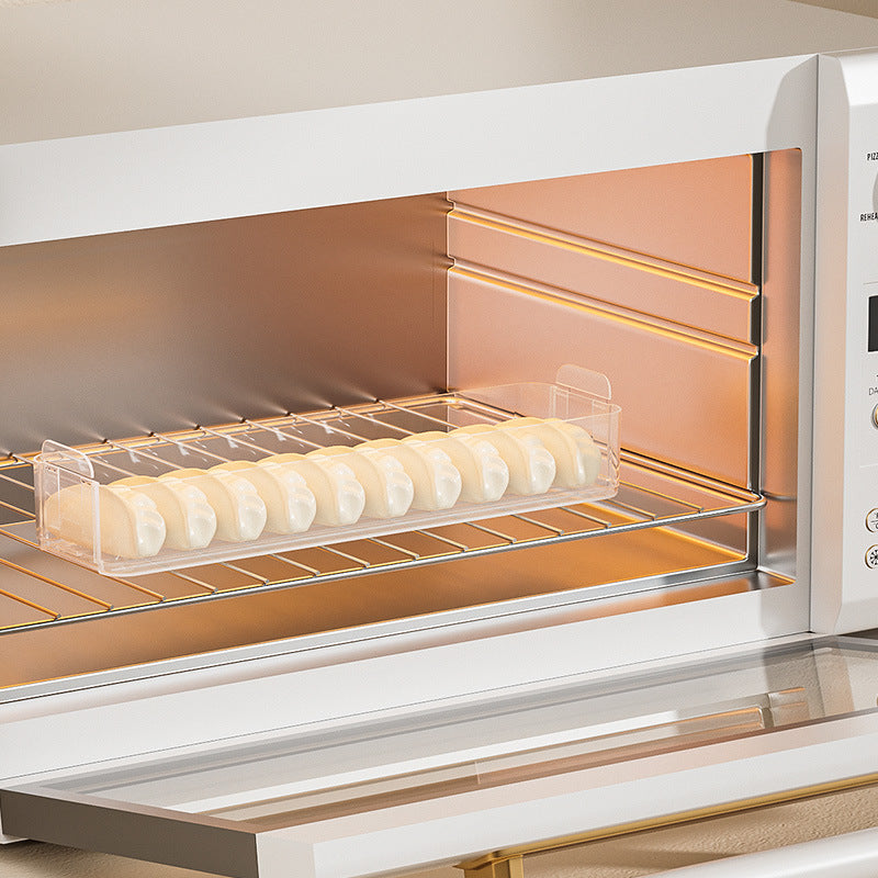 Fridge side door crevice dumpling storage box food grade sealed fresh-keeping box household dumpling chaotic freezing special box