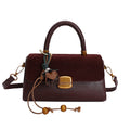 new 2025 autumn shoulder bag - minimalist and stylish small square bag in trendy "maillard" colors - versatile crossbody bag