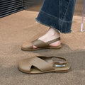 2026new arrival baotou roman sandals for women outwearsummerfrench baotou fairyfrench roman slippers for women