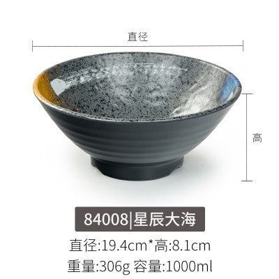 Melamine plate japanese plastic barbecue plate imitation porcelain round flat plate barbecue plate restaurant hot pot tableware dish plate commercial
