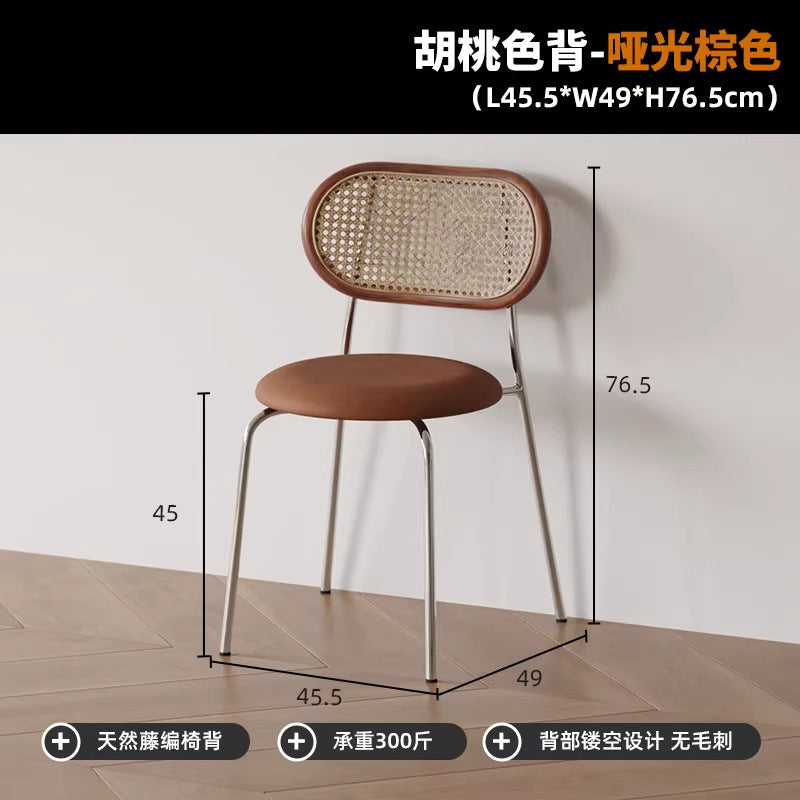 Used solid wood dining chair classy design living room dining table backrest for home foot pad retro popular big c chair dining chair
