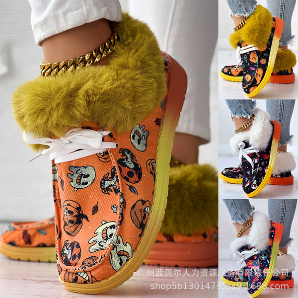LZT7496 series Halloween Mao Mao casual canvas shoes