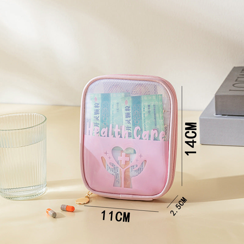 Portable First Aid Kit Cross Drug Storage Bag Travel Business Travel Medical Kit Large Capacity Medical Emergency Kit