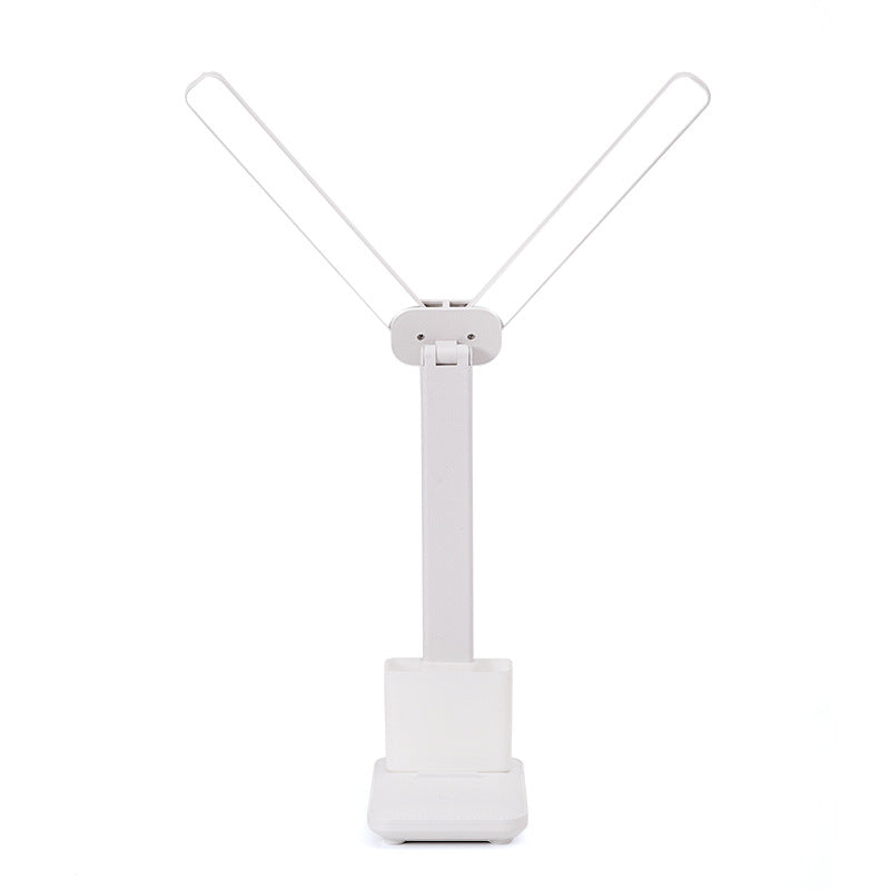 Wholesale pen holder desk lamp double head foldable student desk eye protection reading lamp dormitory bedroom multifunctional storage lamp