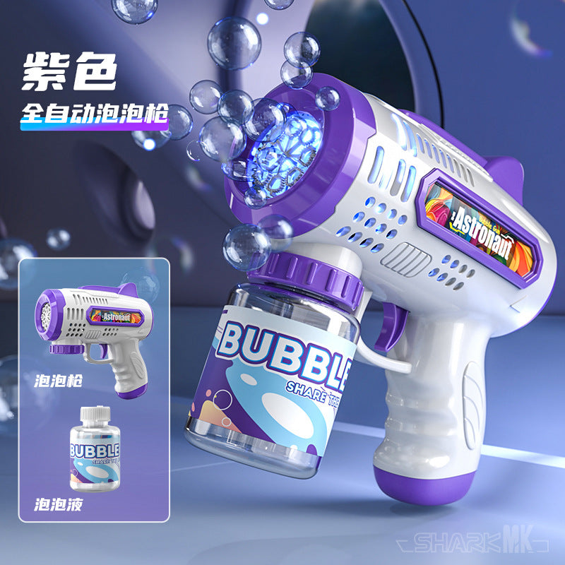 new space-themed automatic bubble machine - kids' toy, handheld bubble blower for boys and girls, birthday gift