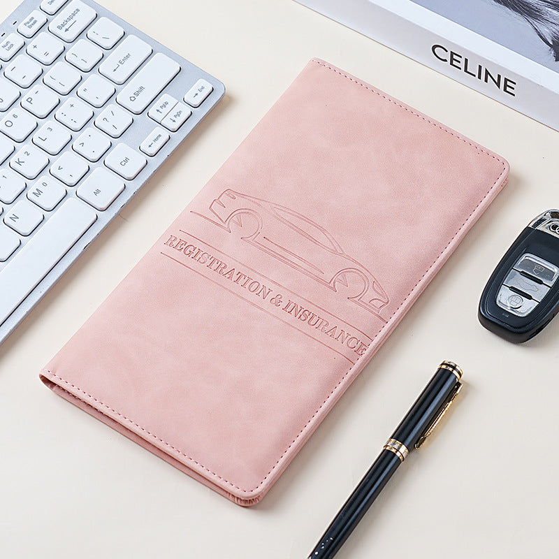 New simple unisex multi-function car ID holder, passport card bag,  air ticket storage card bag, card holder