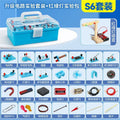 2025 hot-selling complete junior high school physics experiment kit: electricity, electromagnetism, mechanics, and optics experiment box for grades 8-9