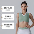 Summer new slim-fit athletic tennis outfit - outdoor running, fitness, and golf set - breathable and quick-drying top