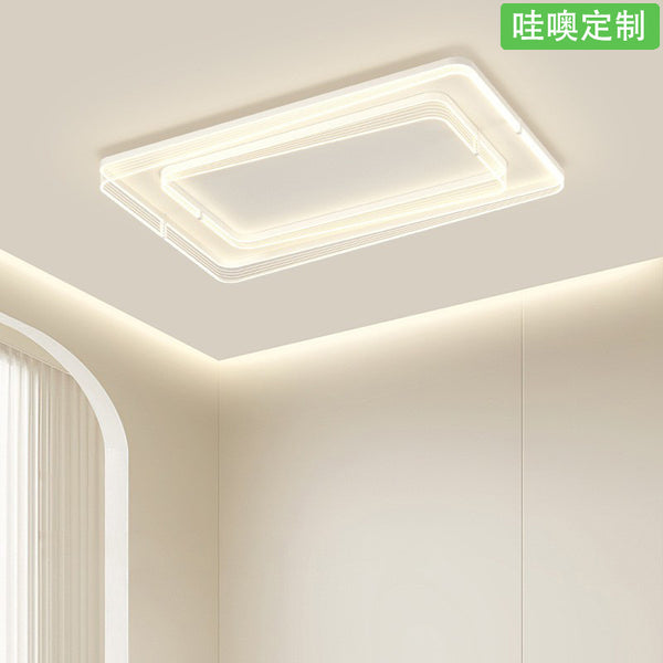 [Wow] Modern simple atmosphere cream wind main light 2025 new led ceiling light Zhongshan lamps