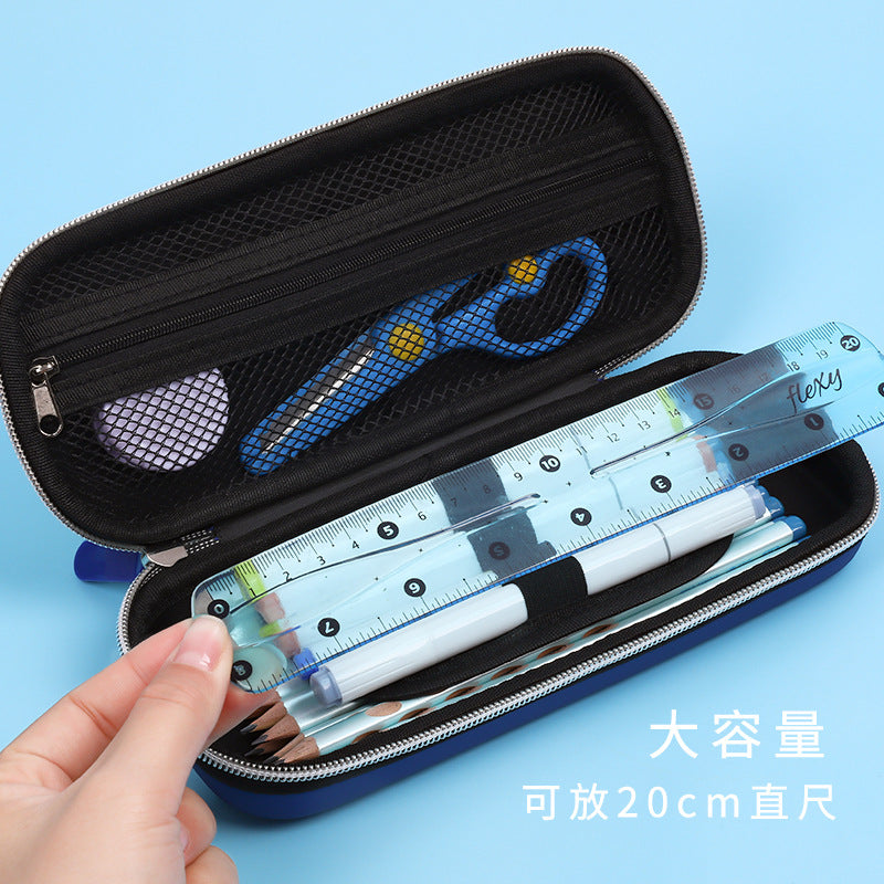 Korean version cartoon multi-functional pencil case large capacity primary school boy kindergarten cute stationery case multi-functional pencil case