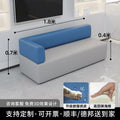 Modern office break area combination tea sofa waiting area bench seating backrest sofa stool for dental clinics