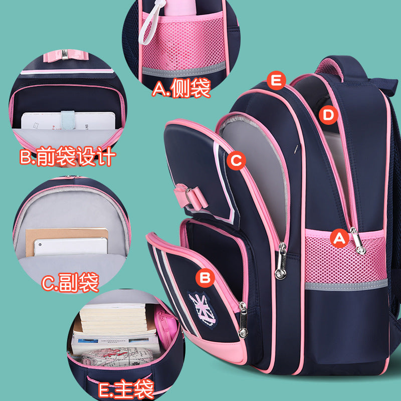 School season primary school bag children 1-3-6 grade backpack 6-9-12 year old bag