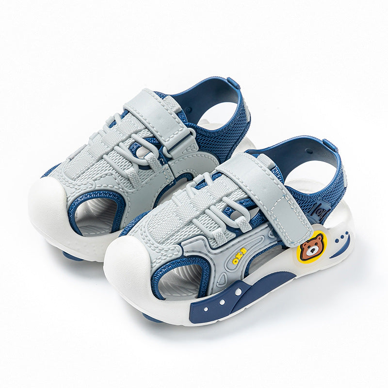 Kids' sandals: new summer collection - soft sole, cartoon design, velcro closure, perfect for girls (toddler to big kid), baby beach sandals