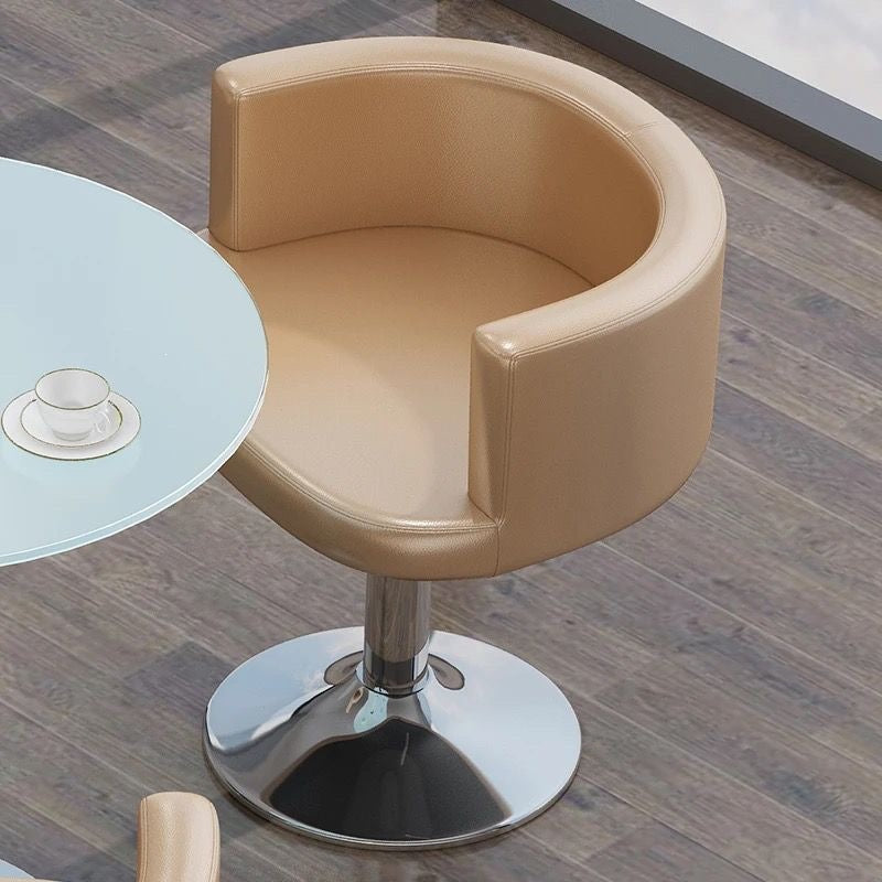 Lift and rotate casual sofa chair modern casual color matching negotiation chair for home bar reception computer chair