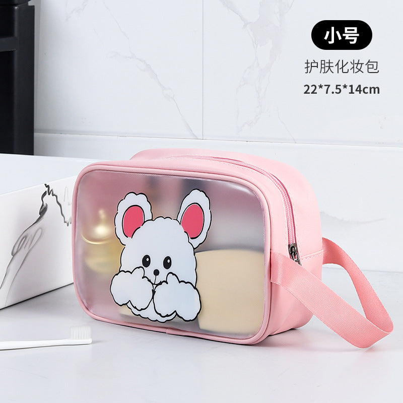 Portable Children's Cartoon Bath Bag Beach Bag Fitness Swimming Dry and Wet Separation Wash Bag PVC Storage Bag