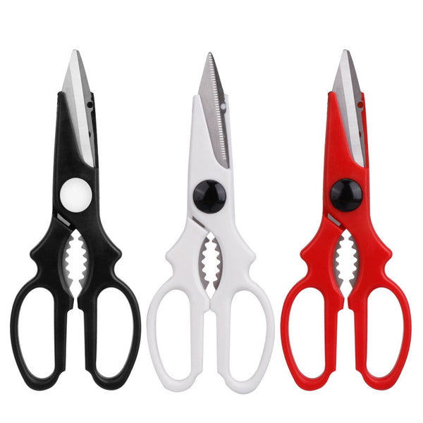 Multifunctional household scissors Stainless steel food scissors Strong chicken bone scissors Killing fish barbecue scissors Kitchen scissors