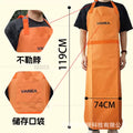 Breathable mowing apron, logging protective apron, splash-proof and oil-resistant, adjustable length, unisex, double-layer fabric skirt