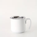 12oz stainless steel coffee mug with handle, double-walled business insulated tumbler, vacuum insulated mug, 304 stainless steel