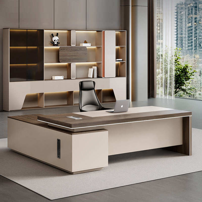 Saint li executive desk - modern minimalist office furniture for managers and supervisors - office desk and chair set - executive office desk