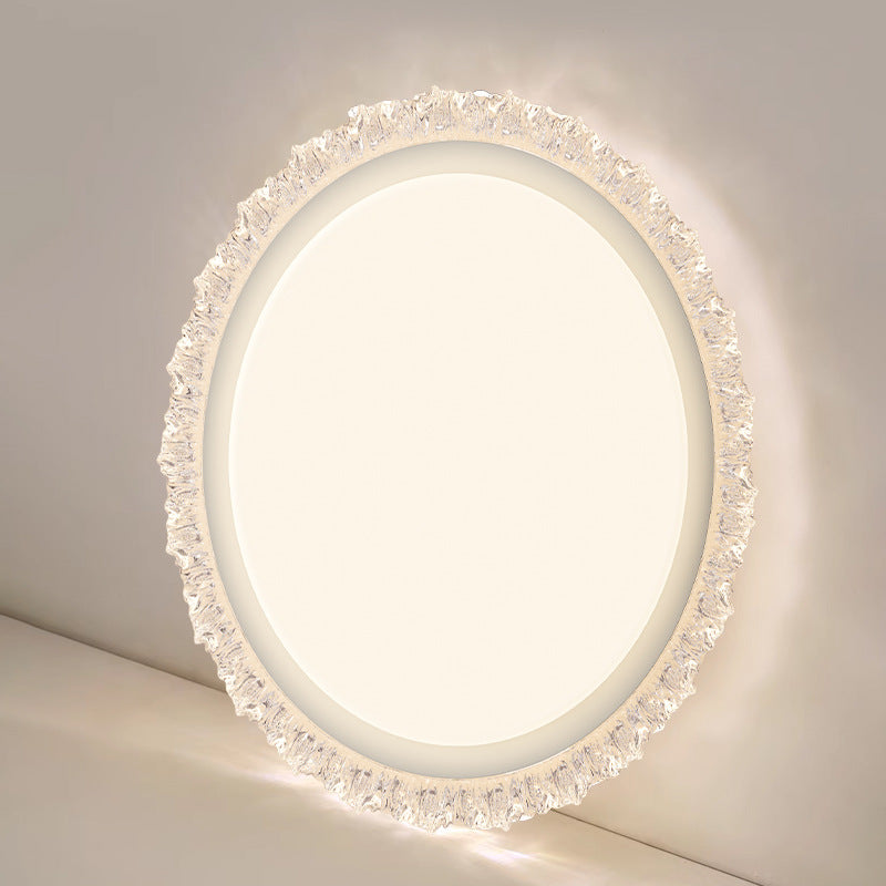 [Strict Selection] 2025 New French Light Luxury Atmospheric Romantic Master Bedroom Light Room Crystal Eye Protection Ceiling Light