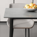 Source factory personalized slate metal frame rectangular for home small apartment rental house casualaccessible luxury dining table