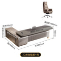 3.2m single cabinet boss table + boss chair