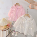 Girls' sun protection clothing - new summer  collection: breathable summer outerwear for toddlers and young children, perfect as a light cardigan for air-conditioned environments