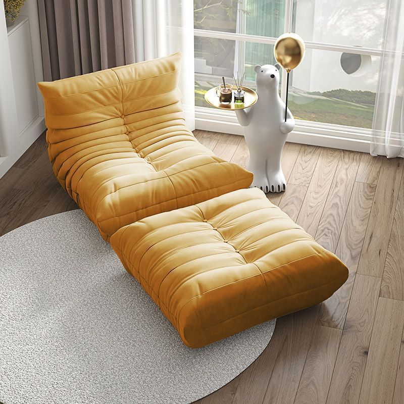 Caterpillar lazy sofa new arrival can lie down and sleep bedroom balcony tatami popular single sofa ins style leather