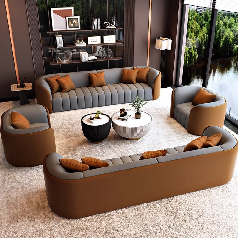 Beauty salon sofa office business reception lounge area negotiation sofa coffee table combination hotel home living room