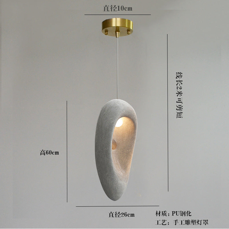 Wabi Sandy Wind Cave Hotel Chandelier Designer Restaurant Club Creative Personality Homestay Chandelier Bedroom Study Light