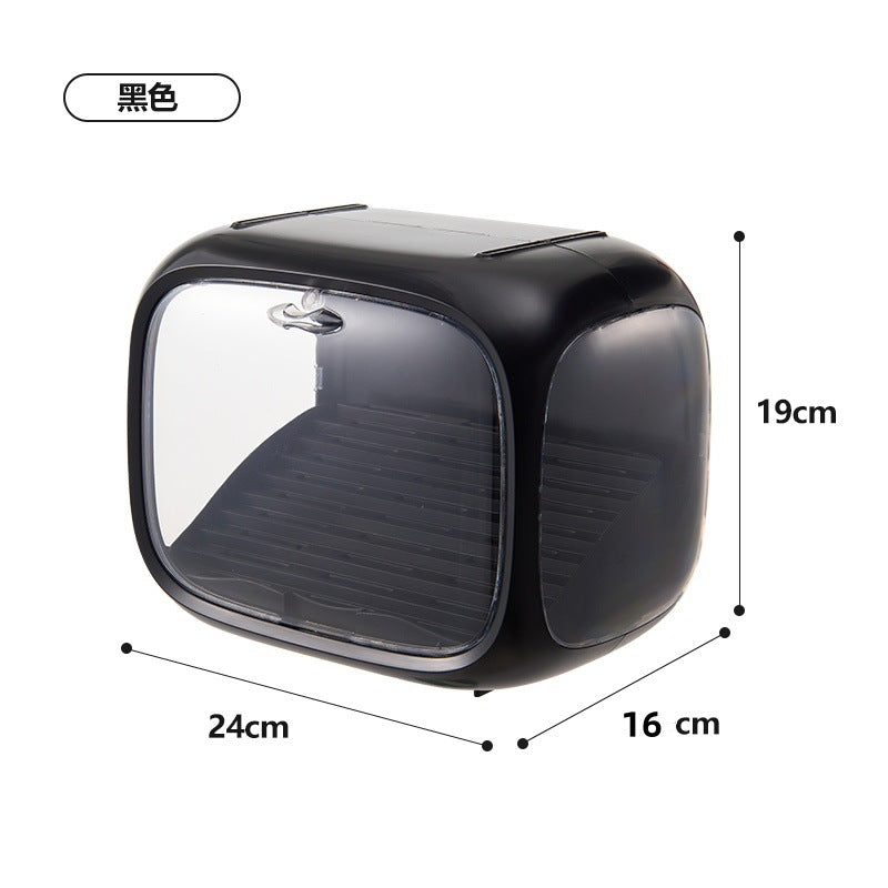 Badge Animation Bar Storage Box Dustproof Moisture-proof Shelf Peripheral Millet Standing Card Display Box Space Capsule