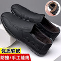 Summer hollow-out sandals cross-border men's leather shoes business casual genuine soft leather shoes non-slip soft sole middle-aged and elderly dad shoes