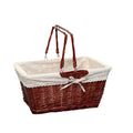 Rattan picnic basket, picking basket, storage basket, shopping basket, bamboo basket, gift basket, wicker fruit basket, hand basket, grocery basket