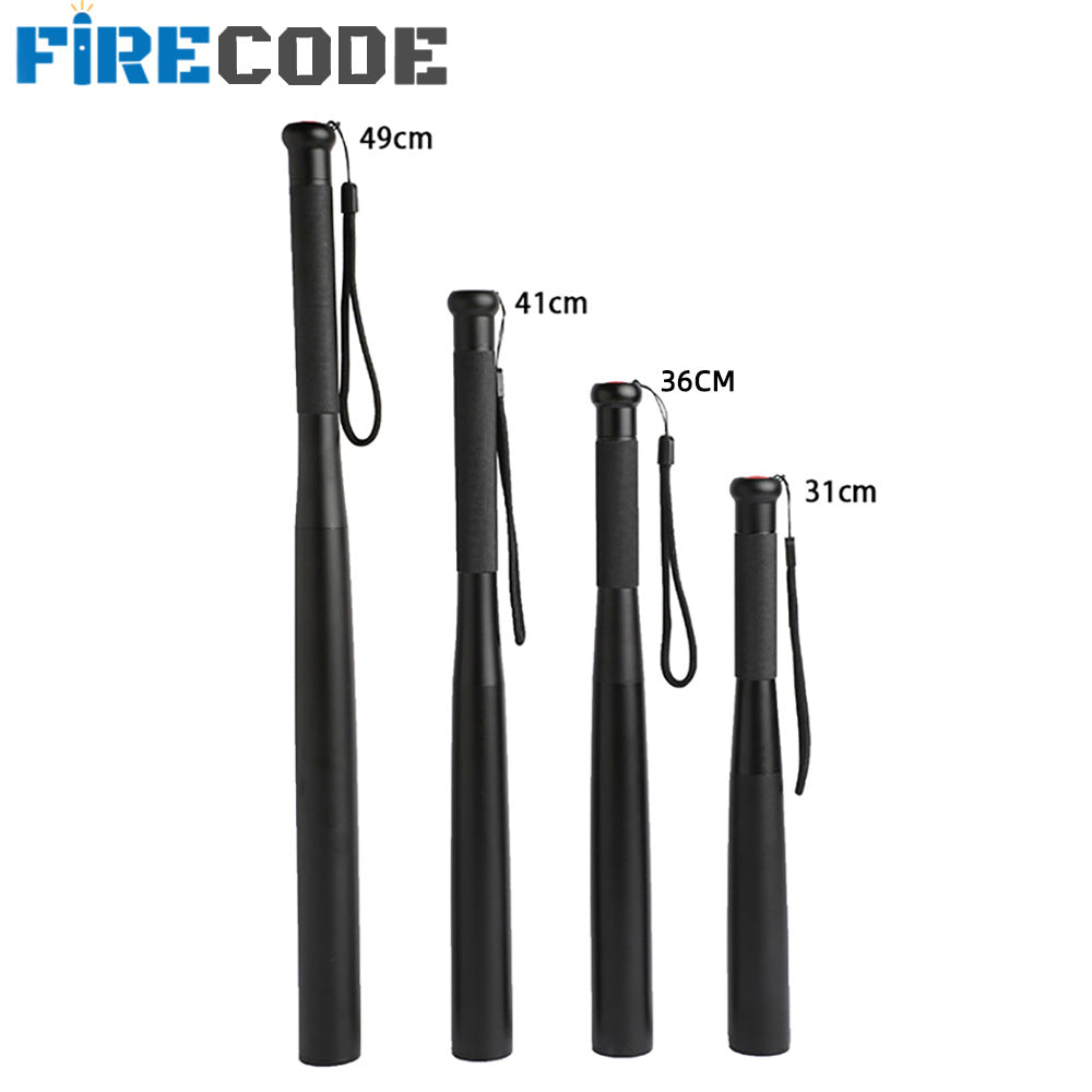 Cross-border hot-selling self-defense flashlight, strong light, various baseball bats, patrol home outdoor mace bat flashlight