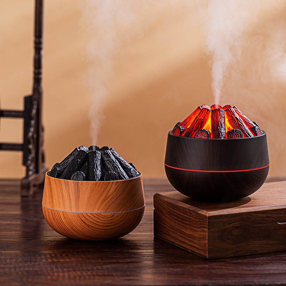 popular flame aromatherapy machine bedroom for home desktop large capacity large fog ultrasonic atomization humidifier