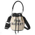 Woven handbag small bag women's new straw bucket bag summer popular niche style shoulder crossbody bag cylinder