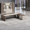 Boss desk office desk casual modern president manager desk supervisor table and chair combination light luxury executive desk office furniture