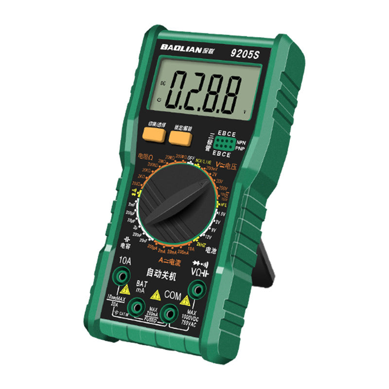 Baolian multimeter digital high-precision anti-burn portable smart repair multifunctional electrician's special digital display multimeter